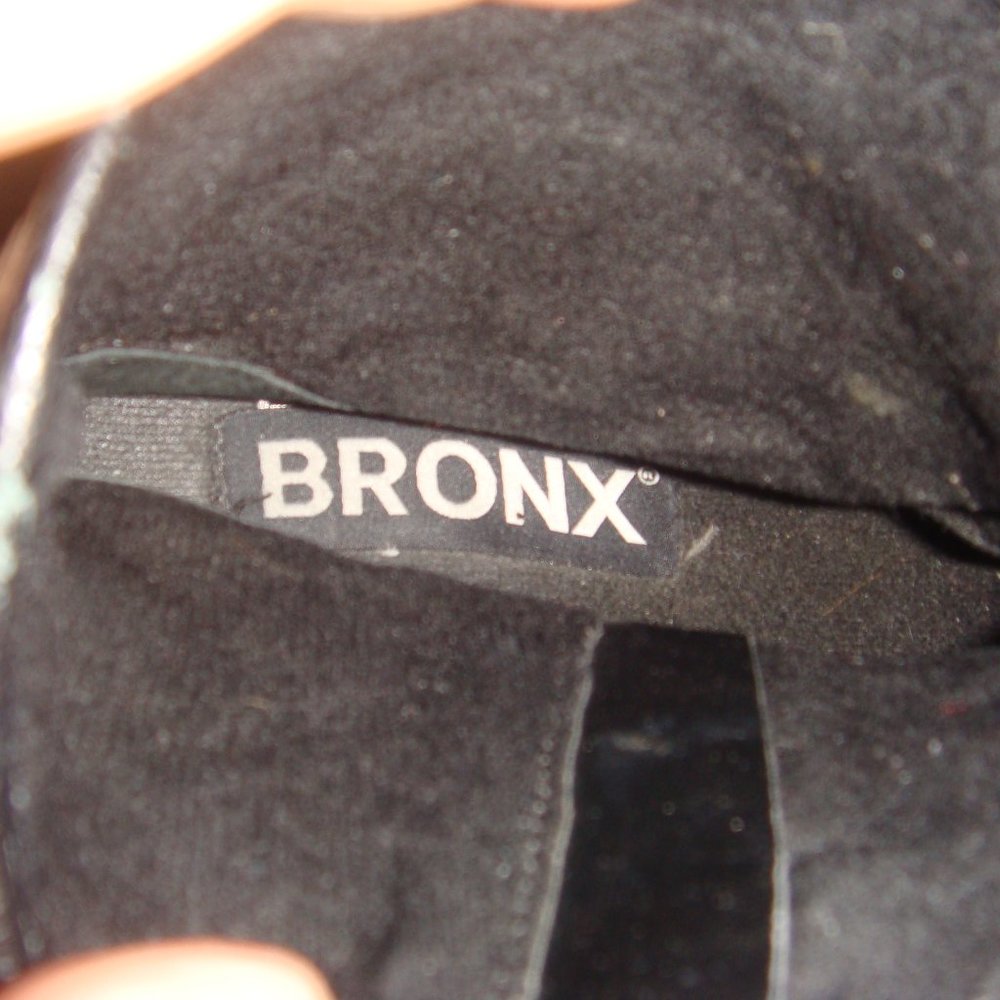 Bronx Freek Out Lug Sole Leather Ankle Engineer Moto Bootie 39(8) - Picture 8 of 8